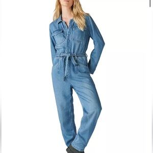 Lucky Brand liquid denim jumpsuit